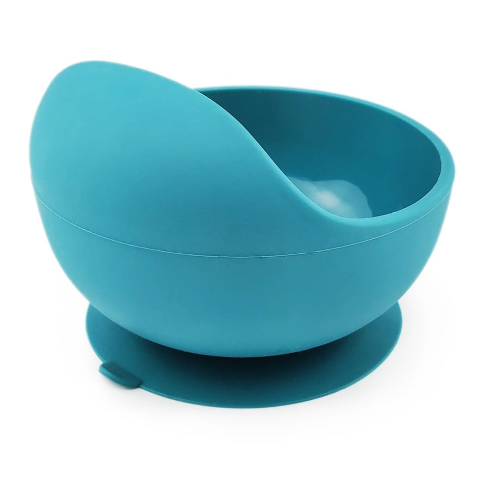 Hairaco Non-Slip Suction Hair Color Bowl For Salons and Hairstylists (Aqua Blue)