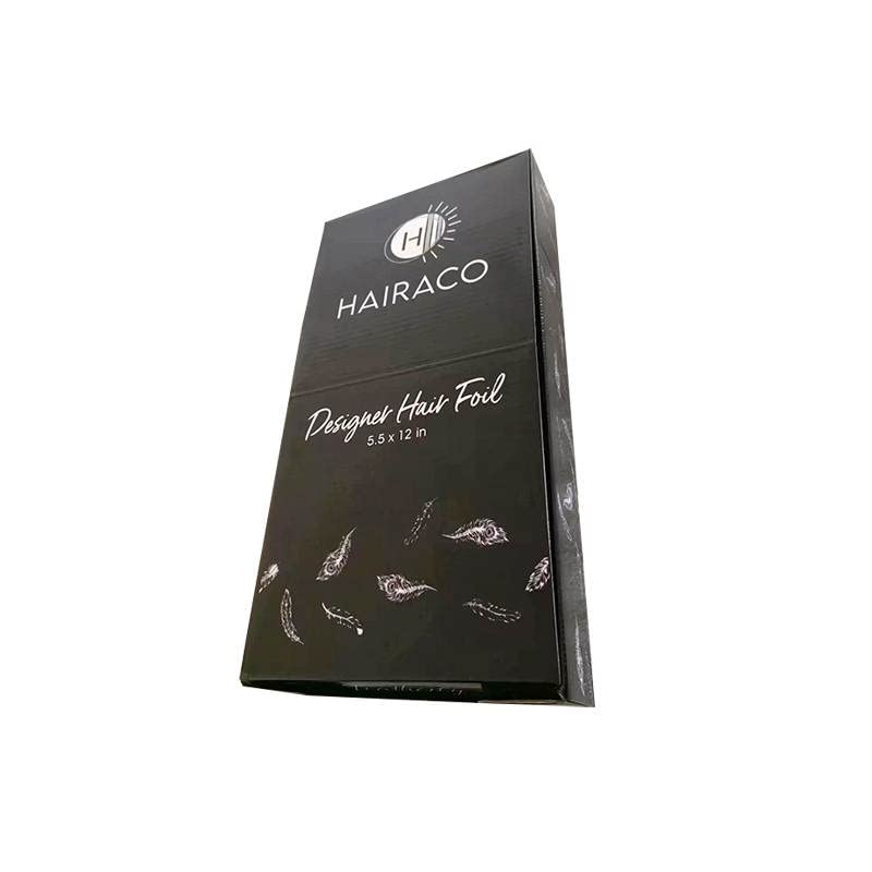 Designer Hair Foils - 500 pre cut single sheet 5.5x12 inches - Featherly/Feather Collection