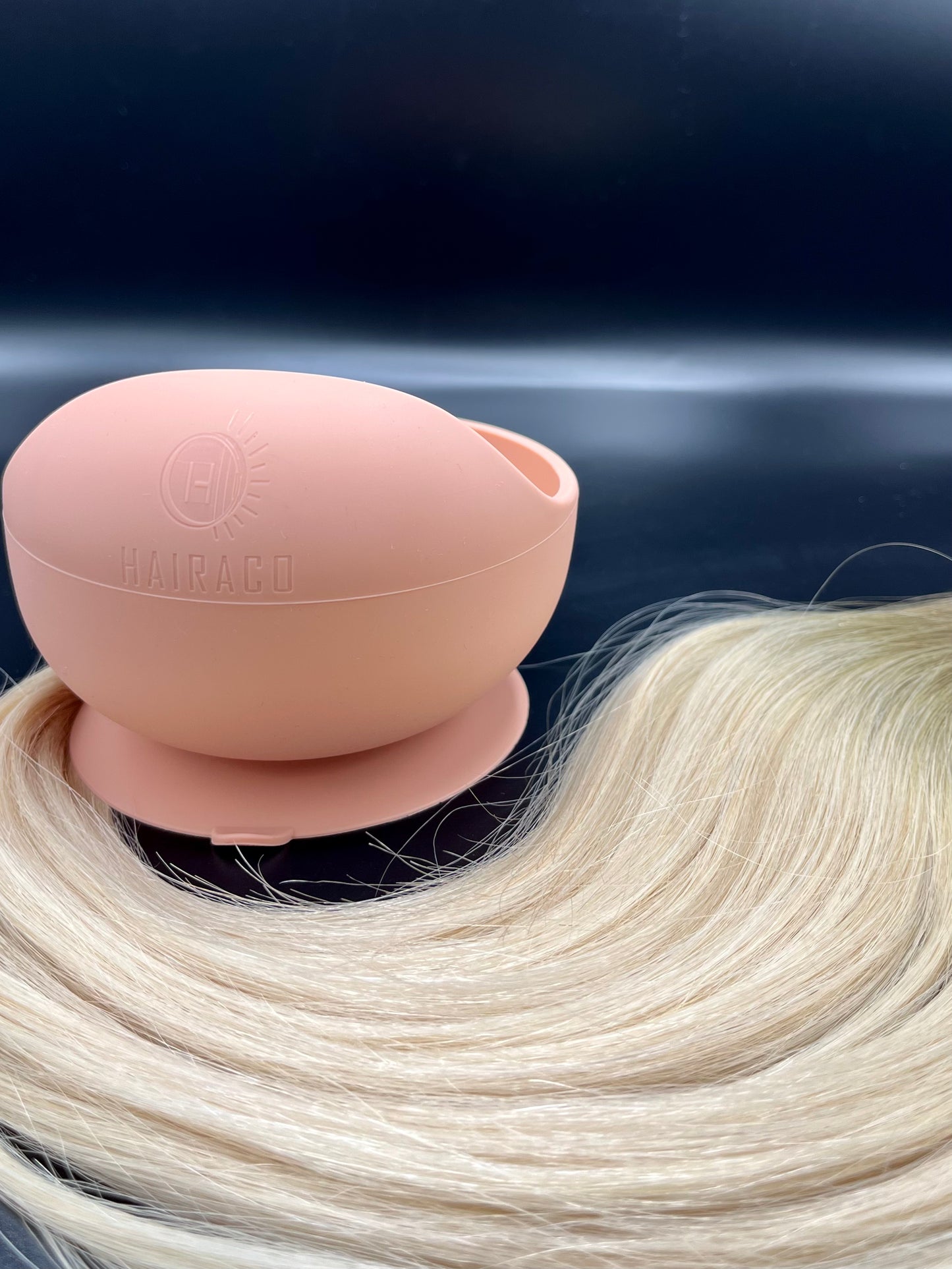 Hairaco Non-Slip Suction Hair Color Bowl (Flamingo)